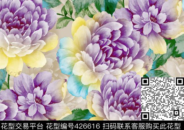 时尚印花面料华亿平台数码华亿平台数码印花华亿平台下载（图片编号: 426616） - 瓦栏（Walan）