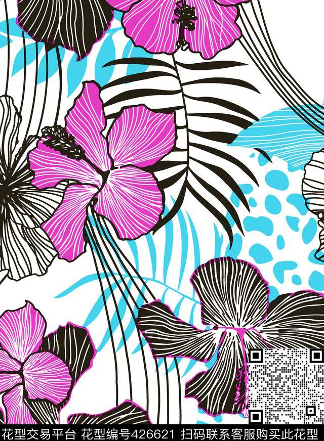 时尚印花面料华亿平台数码华亿平台数码印花华亿平台下载（图片编号: 426621） - 瓦栏（Walan）