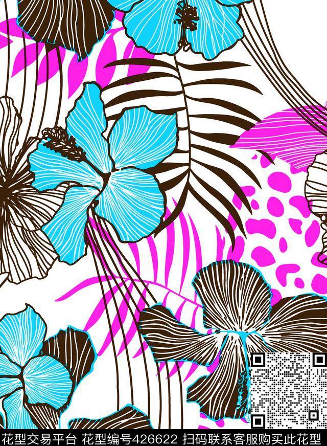 时尚印花面料华亿平台数码华亿平台数码印花华亿平台下载（图片编号: 426622） - 瓦栏（Walan）