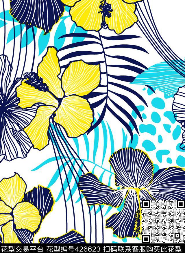 时尚印花面料华亿平台数码华亿平台数码印花华亿平台下载（图片编号: 426623） - 瓦栏（Walan）