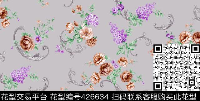 时尚印花面料华亿平台数码华亿平台数码印花华亿平台下载（图片编号: 426634） - 瓦栏（Walan）