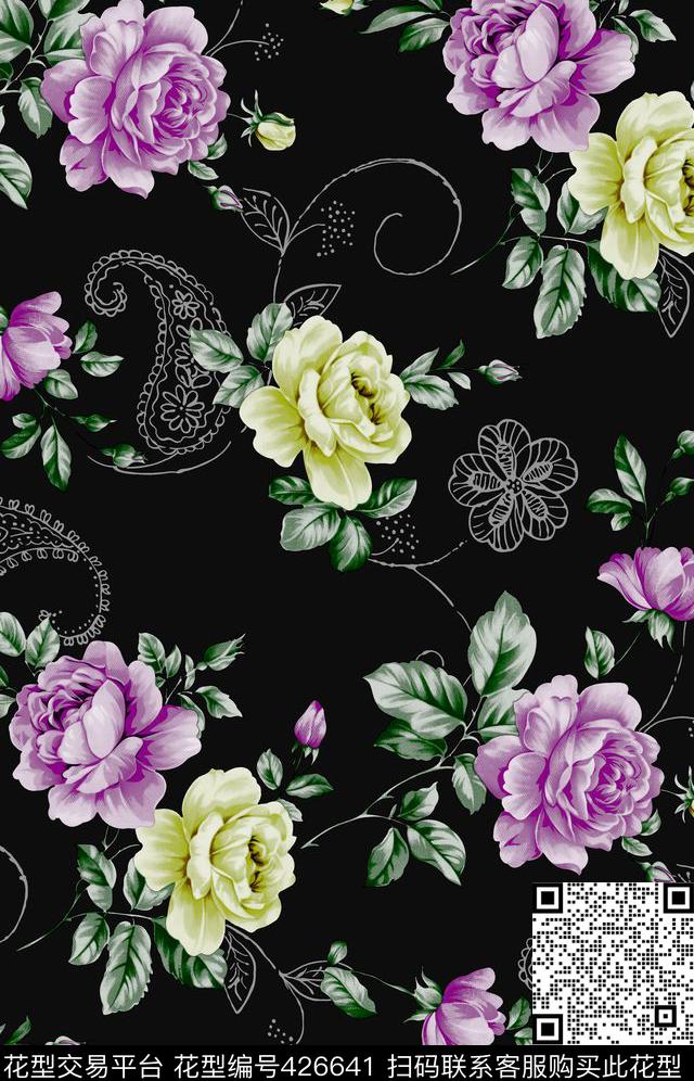 时尚印花面料华亿平台数码华亿平台数码印花华亿平台下载（图片编号: 426641） - 瓦栏（Walan）