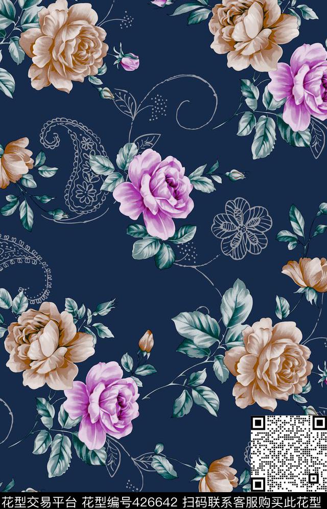 时尚印花面料华亿平台数码华亿平台数码印花华亿平台下载（图片编号: 426642） - 瓦栏（Walan）