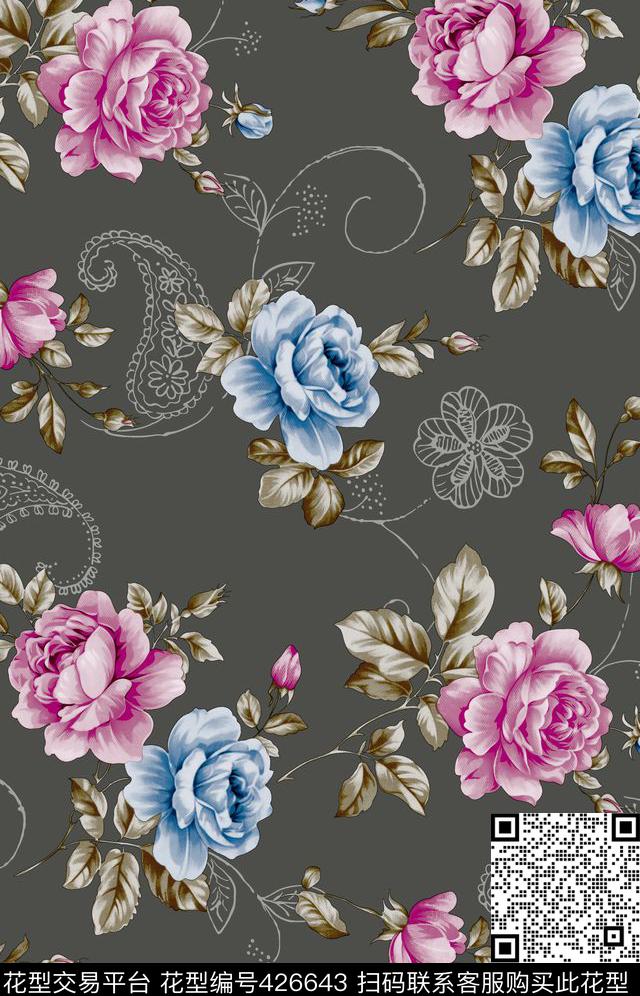 时尚印花面料华亿平台数码华亿平台数码印花华亿平台下载（图片编号: 426643） - 瓦栏（Walan）
