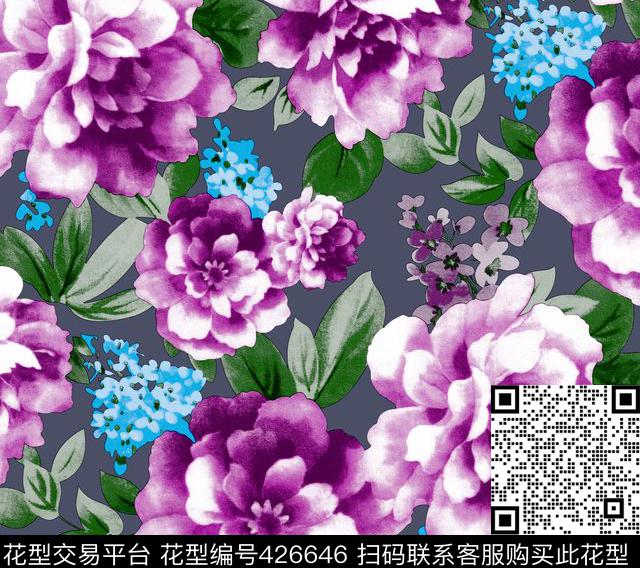 时尚印花面料华亿平台数码华亿平台数码印花华亿平台下载（图片编号: 426646） - 瓦栏（Walan）