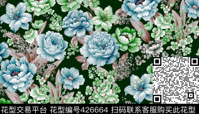 时尚印花面料华亿平台数码华亿平台数码印花华亿平台下载（图片编号: 426664） - 瓦栏（Walan）