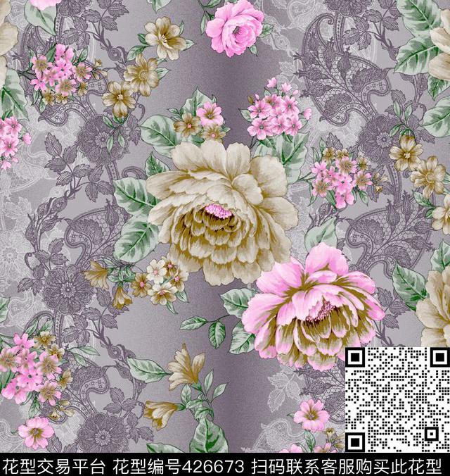 时尚印花面料华亿平台数码华亿平台数码印花华亿平台下载（图片编号: 426673） - 瓦栏（Walan）