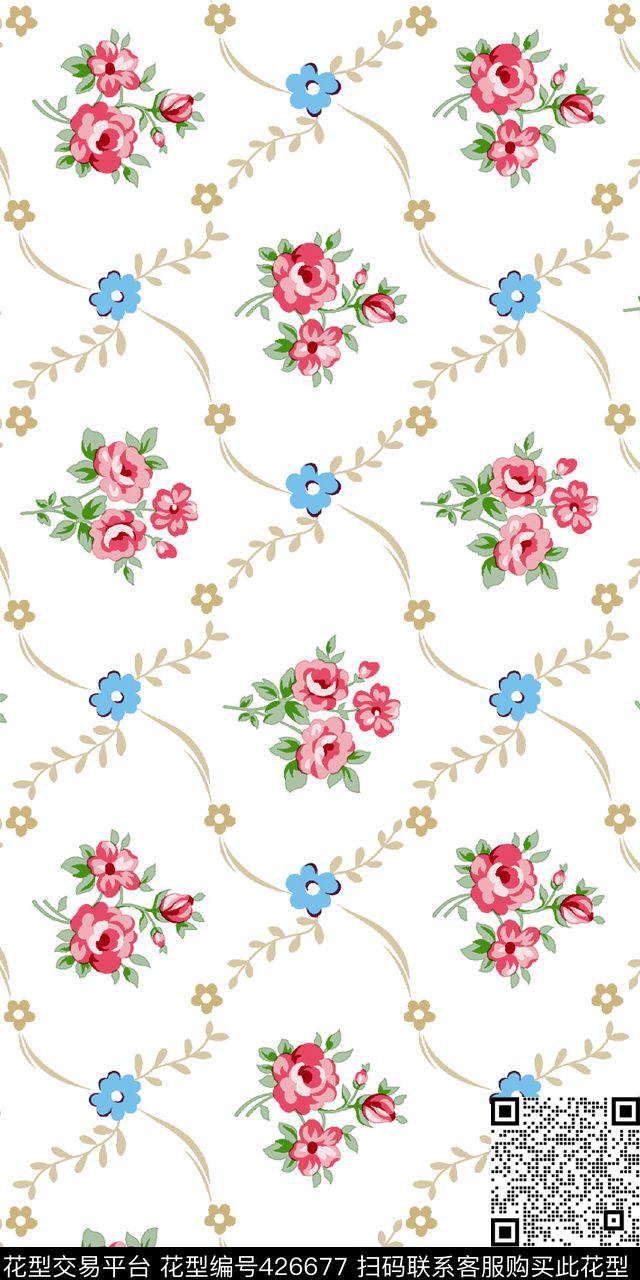 时尚印花面料华亿平台数码华亿平台传统印花华亿平台下载（图片编号: 426677） - 瓦栏（Walan）