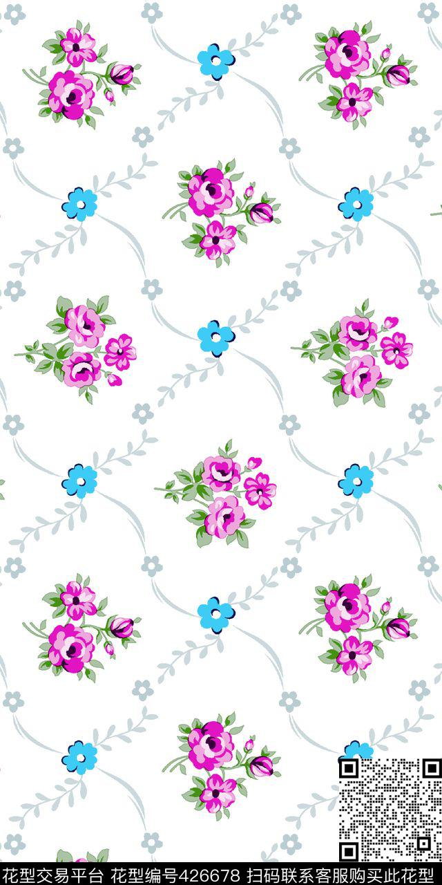 时尚印花面料华亿平台数码华亿平台传统印花华亿平台下载（图片编号: 426678） - 瓦栏（Walan）