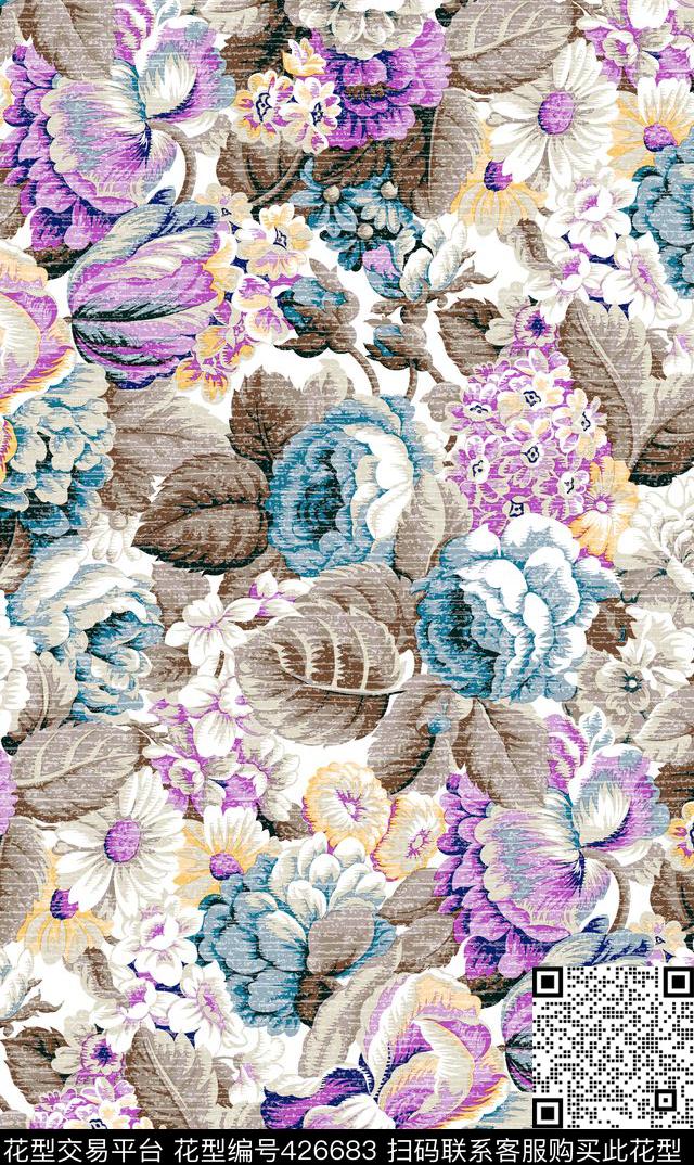 时尚印花面料华亿平台数码华亿平台数码印花华亿平台下载（图片编号: 426683） - 瓦栏（Walan）