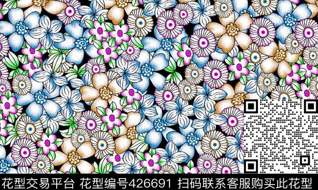 时尚印花面料华亿平台数码华亿平台数码印花华亿平台下载（图片编号: 426691） - 瓦栏（Walan）