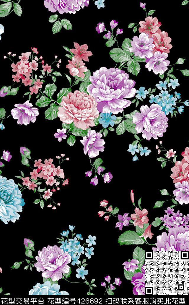 时尚印花面料华亿平台数码华亿平台数码印花华亿平台下载（图片编号: 426692） - 瓦栏（Walan）