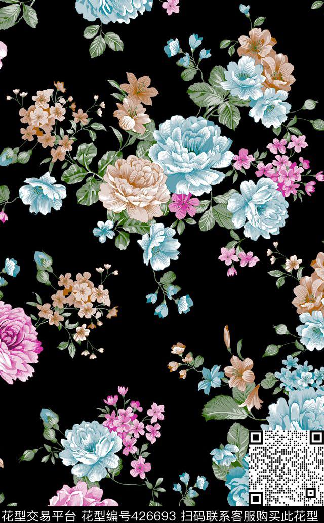 时尚印花面料华亿平台数码华亿平台数码印花华亿平台下载（图片编号: 426693） - 瓦栏（Walan）