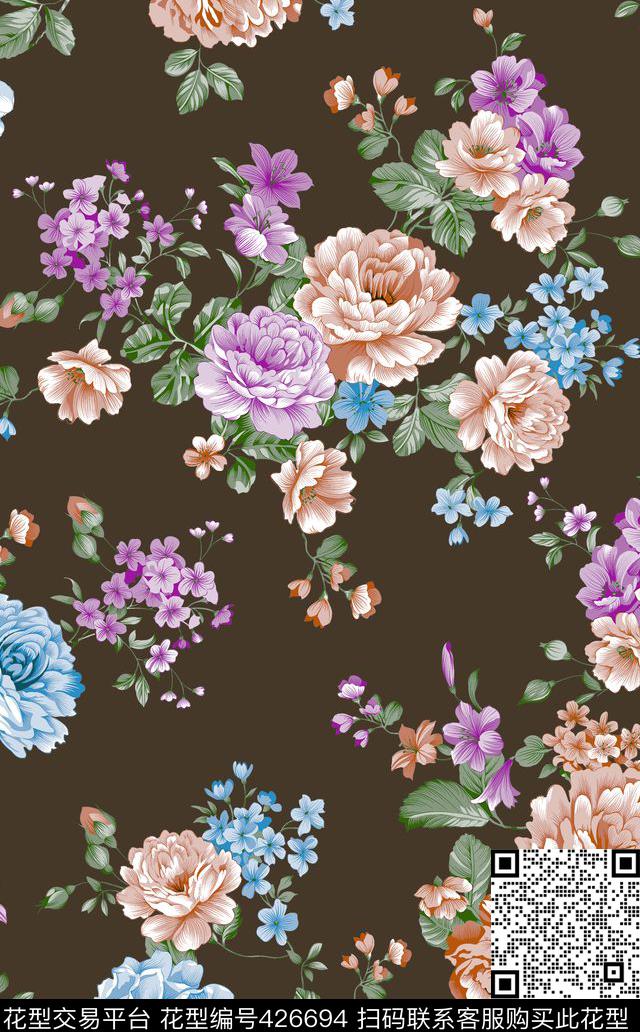 时尚印花面料华亿平台数码华亿平台数码印花华亿平台下载（图片编号: 426694） - 瓦栏（Walan）