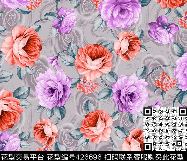 时尚印花面料华亿平台数码华亿平台数码印花华亿平台下载（图片编号: 426696） - 瓦栏（Walan）