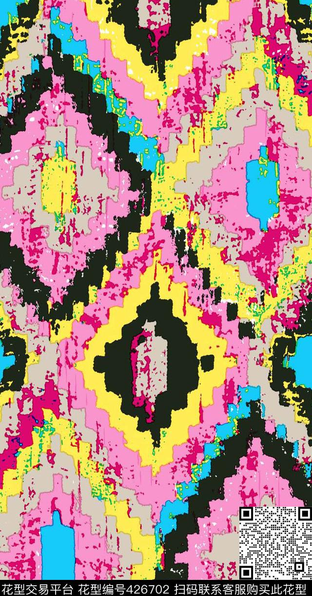 时尚印花面料华亿平台数码华亿平台数码印花华亿平台下载（图片编号: 426702） - 瓦栏（Walan）