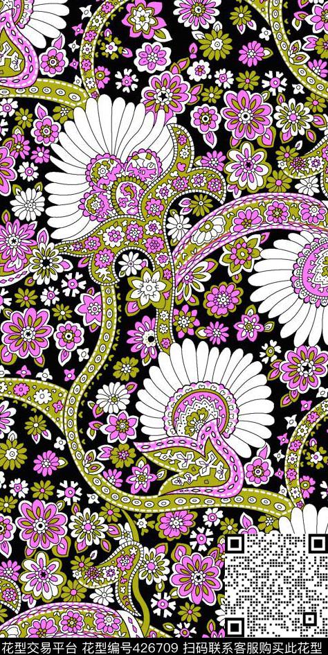 时尚印花面料华亿平台数码华亿平台数码印花华亿平台下载（图片编号: 426709） - 瓦栏（Walan）