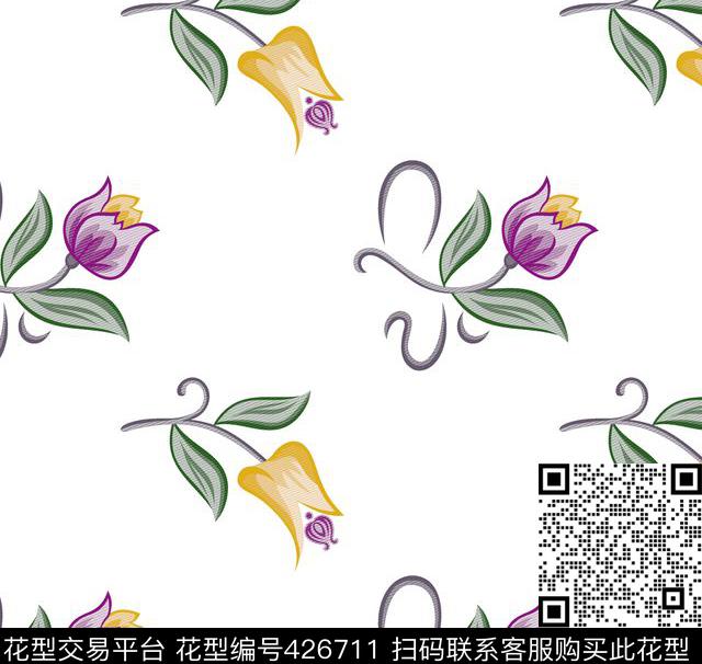 时尚印花面料华亿平台数码华亿平台传统印花华亿平台下载（图片编号: 426711） - 瓦栏（Walan）