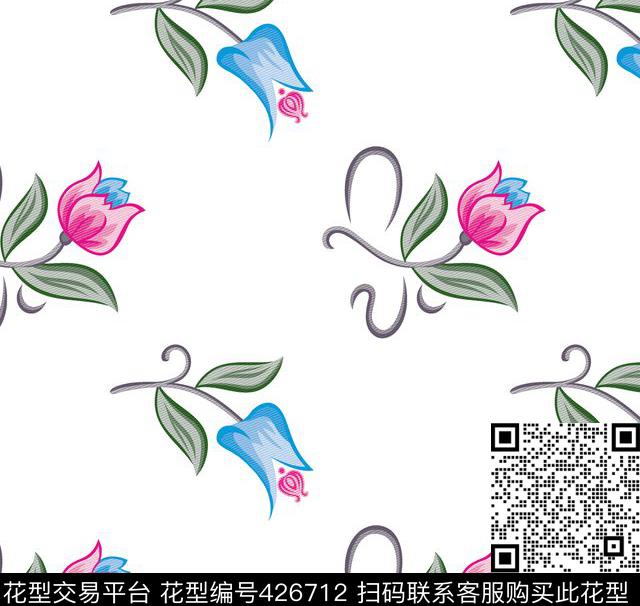 时尚印花面料华亿平台数码华亿平台传统印花华亿平台下载（图片编号: 426712） - 瓦栏（Walan）