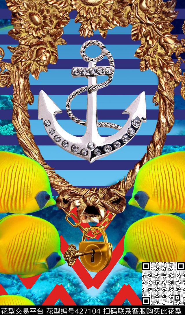 动物金属锁头欧美时尚大牌数码印花华亿平台下载（图片编号: 427104） - 瓦栏（Walan）