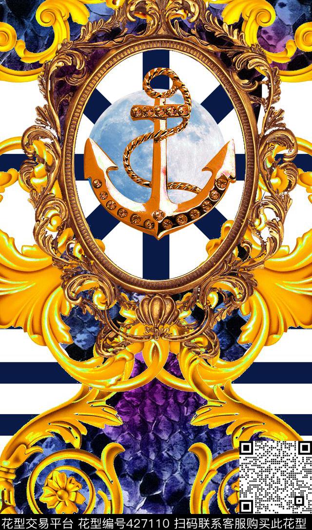 动物纹金属流行时尚大牌数码印花华亿平台下载（图片编号: 427110） - 瓦栏（Walan）