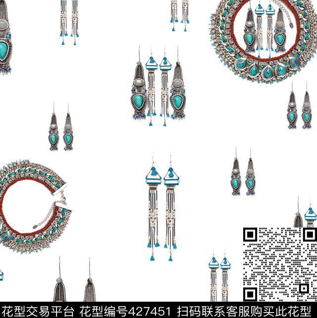 大牌耳环清新传统印花华亿平台下载（图片编号: 427451） - 瓦栏（Walan）