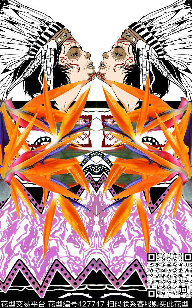 定位男装人物插画数码印花华亿平台下载（图片编号: 427747） - 瓦栏（Walan）