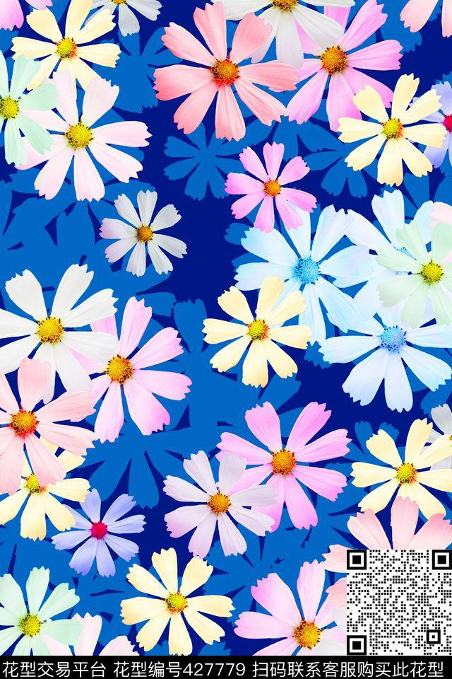 花卉摄影炫彩小花集合中式数码印花华亿平台下载（图片编号: 427779） - 瓦栏（Walan）