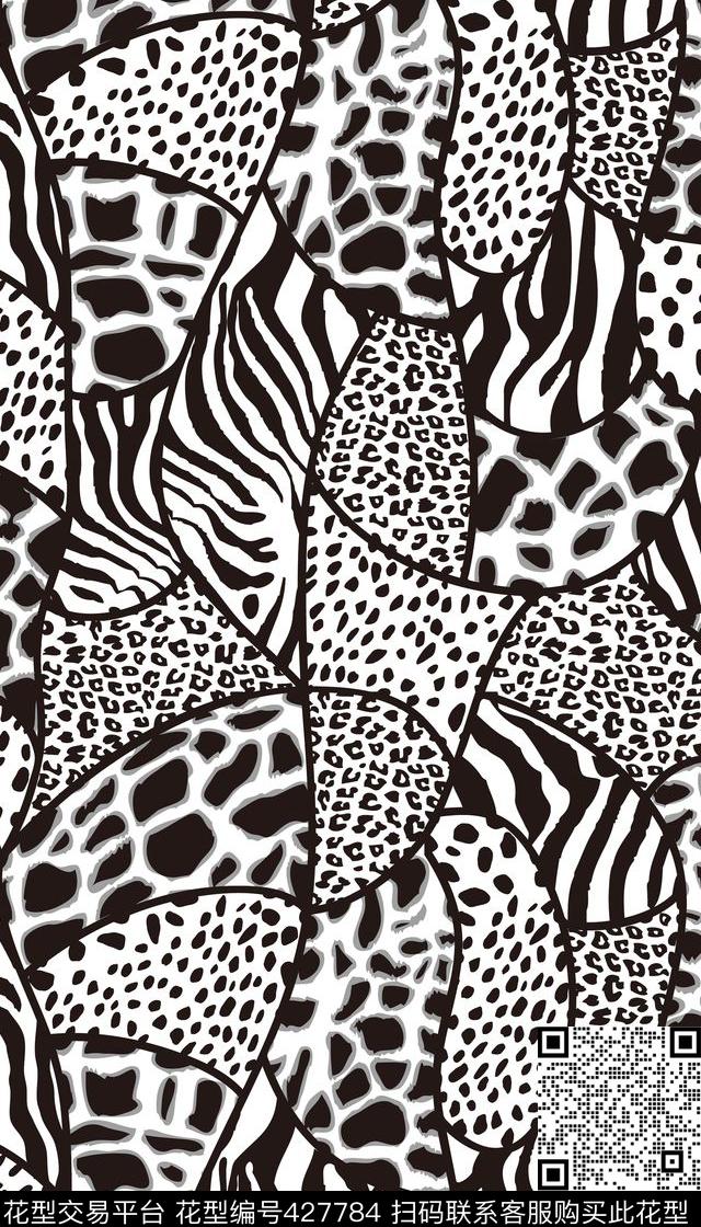 时尚动物纹豹纹传统印花华亿平台下载（图片编号: 427784） - 瓦栏（Walan）