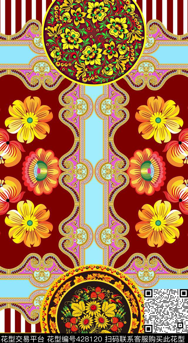 创意大牌定位传统印花华亿平台下载（图片编号: 428120） - 瓦栏（Walan）