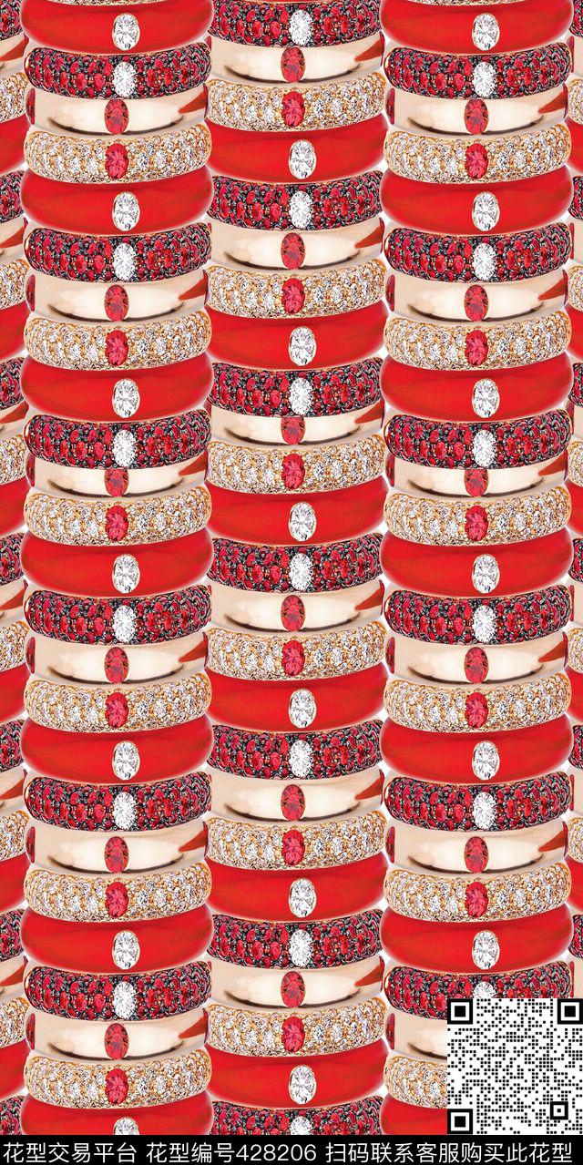 珠宝华亿平台数码印花华亿平台下载（图片编号: 428206） - 瓦栏（Walan）