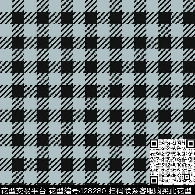 格子小方格斜纹小方格传统印花华亿平台下载（图片编号: 428280） - 瓦栏（Walan）