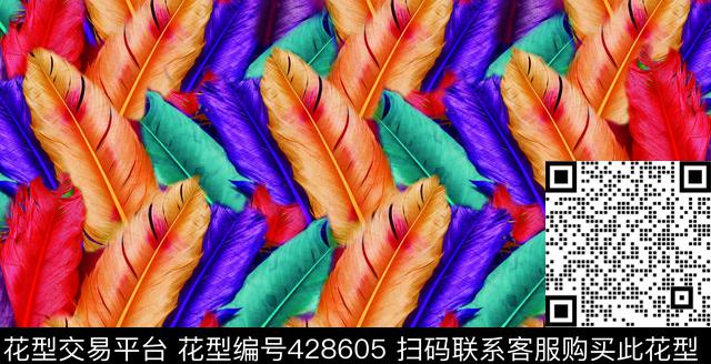 动物组合黄蓝紫数码印花华亿平台下载（图片编号: 428605） - 瓦栏（Walan）