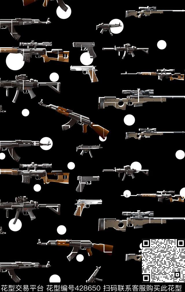 波点个性男装衬衫数码印花华亿平台下载（图片编号: 428650） - 瓦栏（Walan）