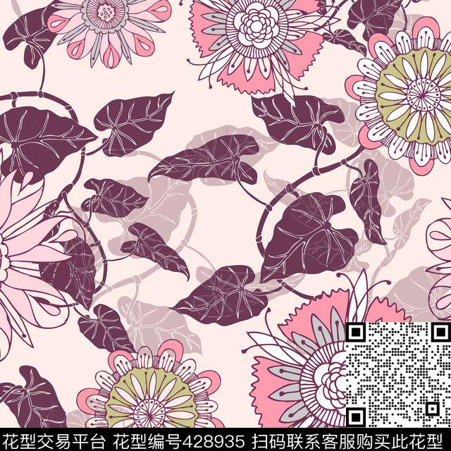 大牌高级灰时尚简约数码印花华亿平台下载（图片编号: 428935） - 瓦栏（Walan）