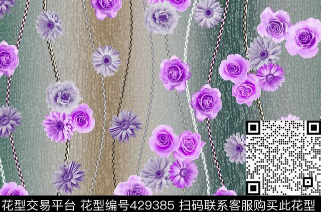 时尚面料华亿平台数码印花流行华亿平台数码印花华亿平台下载（图片编号: 429385） - 瓦栏（Walan）