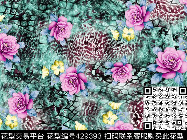 时尚面料华亿平台数码印花流行华亿平台数码印花华亿平台下载（图片编号: 429393） - 瓦栏（Walan）