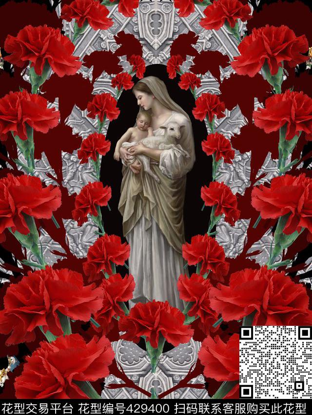 Dolce&Gabbana潮流复古数码印花华亿平台下载（图片编号: 429400） - 瓦栏（Walan）