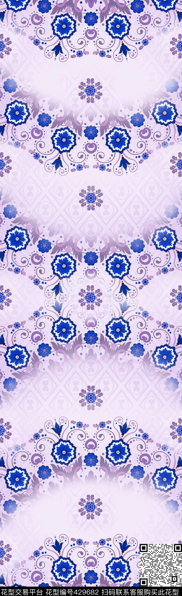 流行欧式小花传统印花华亿平台下载（图片编号: 429682） - 瓦栏（Walan）