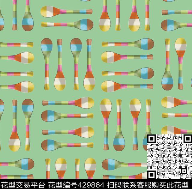 格子童装彩色传统印花华亿平台下载（图片编号: 429864） - 瓦栏（Walan）