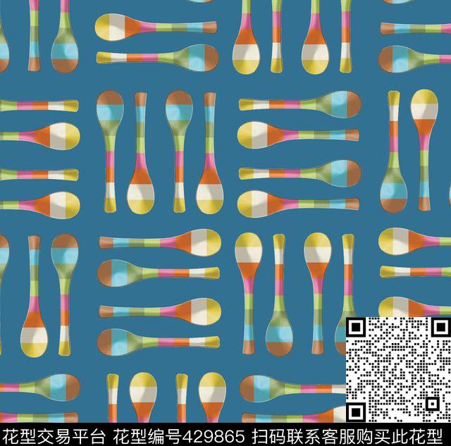 格子童装彩色传统印花华亿平台下载（图片编号: 429865） - 瓦栏（Walan）