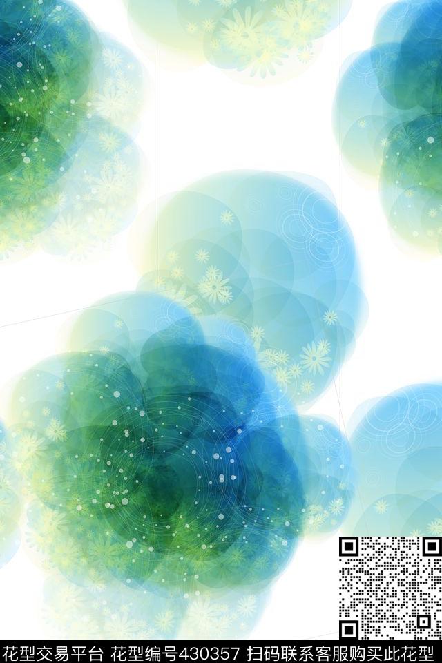 光影清新时尚数码印花华亿平台下载（图片编号: 430357） - 瓦栏（Walan）