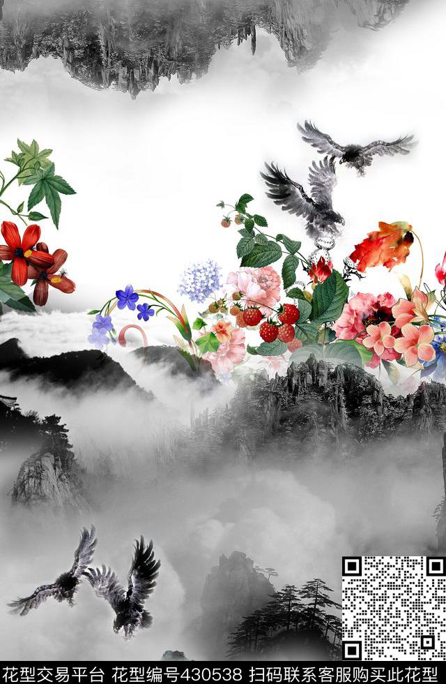 风景照片花卉动物数码印花华亿平台下载（图片编号: 430538） - 瓦栏（Walan）