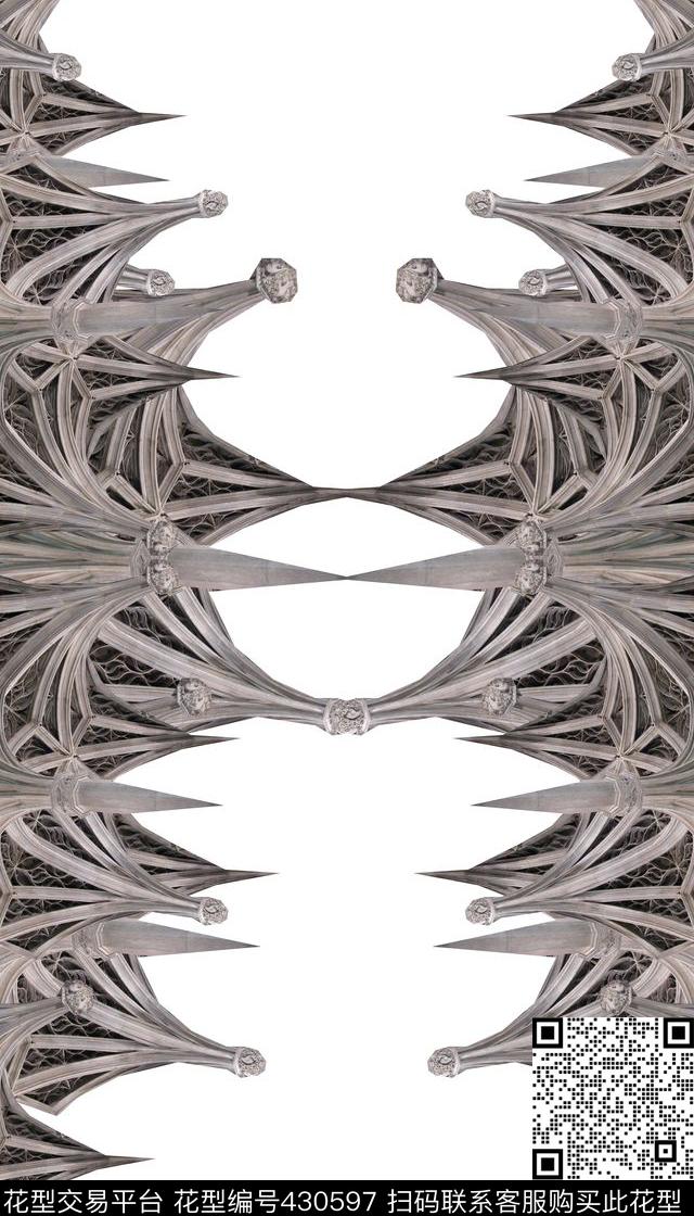 潮流复古男装华亿平台数码印花华亿平台下载（图片编号: 430597） - 瓦栏（Walan）