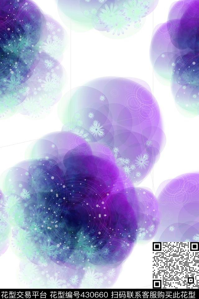 光影清新时尚数码印花华亿平台下载（图片编号: 430660） - 瓦栏（Walan）