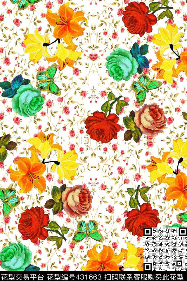 半身裙衬衫春夏数码印花华亿平台下载（图片编号: 431663） - 瓦栏（Walan）