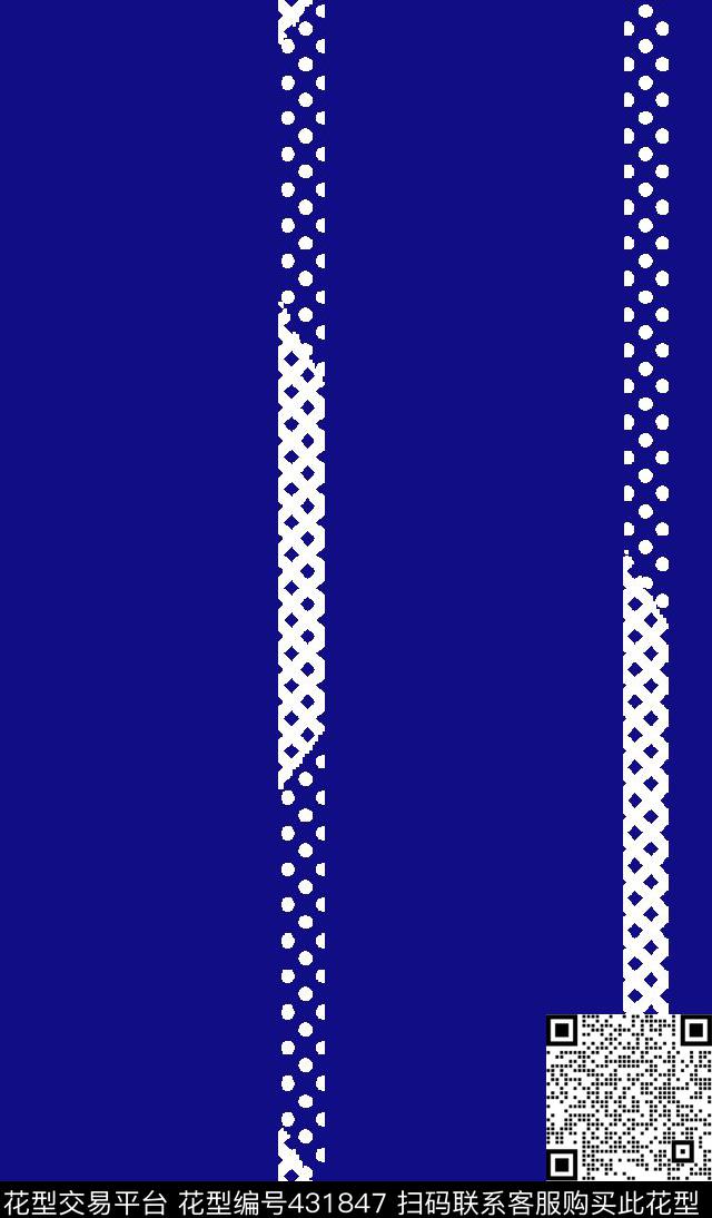 几何条子抽象动物传统印花华亿平台下载（图片编号: 431847） - 瓦栏（Walan）