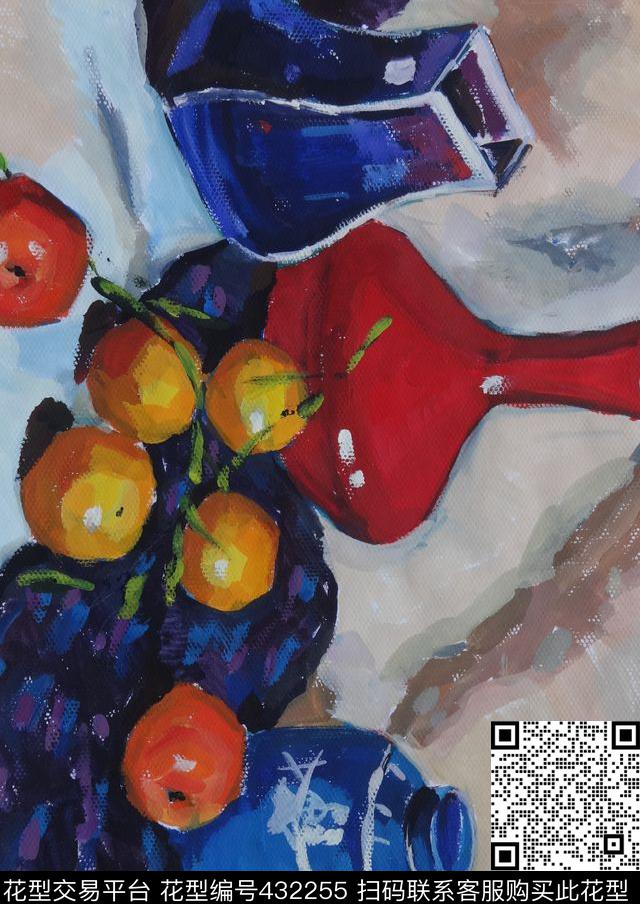 写实水粉绘画色彩搭配传统印花华亿平台下载（图片编号: 432255） - 瓦栏（Walan）