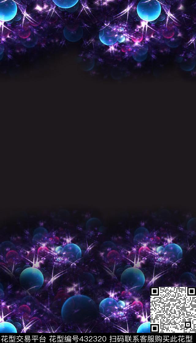 潮流复古抽象数码印花华亿平台下载（图片编号: 432320） - 瓦栏（Walan）