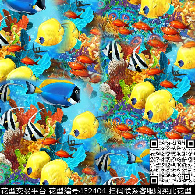 潮流海洋女装华亿平台数码印花华亿平台下载（图片编号: 432404） - 瓦栏（Walan）